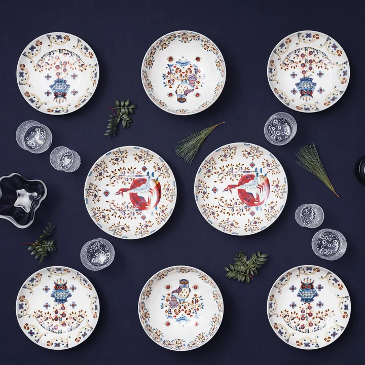 Taika serviceserie fra Iittala i hvid