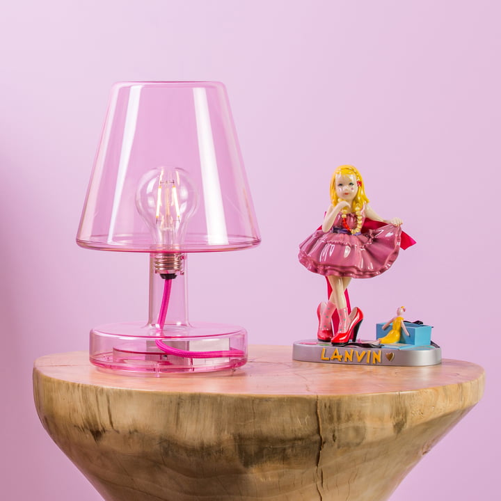 Transloetje bordlampe i violet