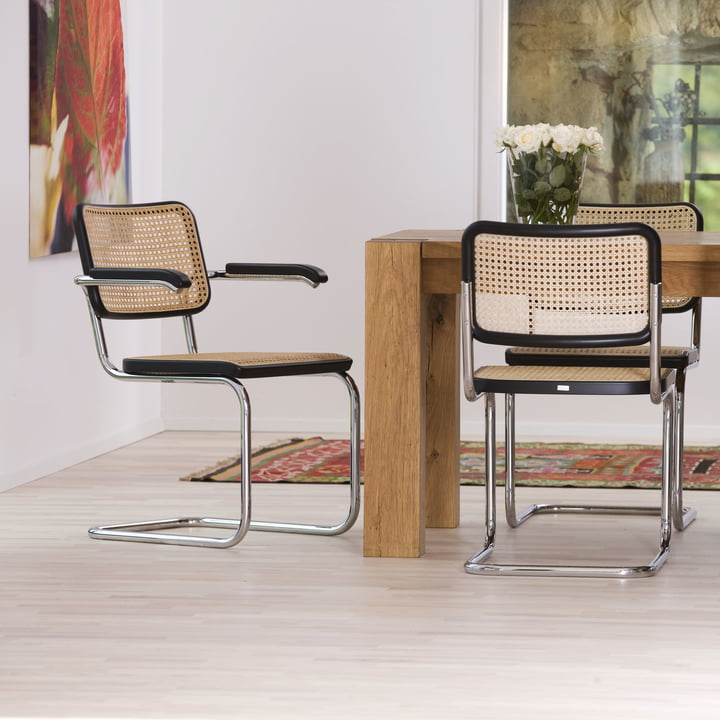 S 32 stol & S 64 lænestol fra Thonet