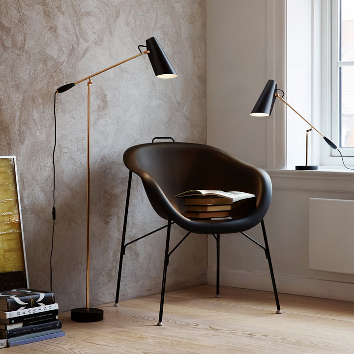 Birdy gulvlampe og bordlampe fra Northern Lighting