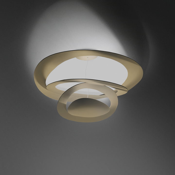 Artemide – Pirce Soffitto loftlampe, guld