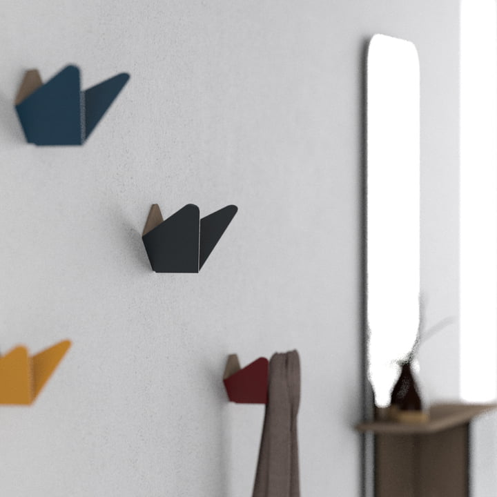 Butterflies wall hook af Umage