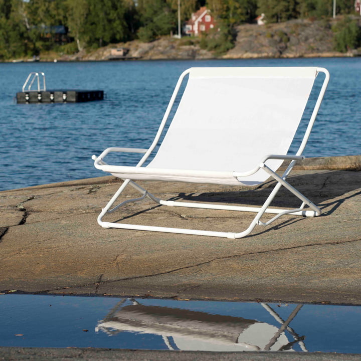 Dondolina Twin gyngestol fra Fiam på stranden