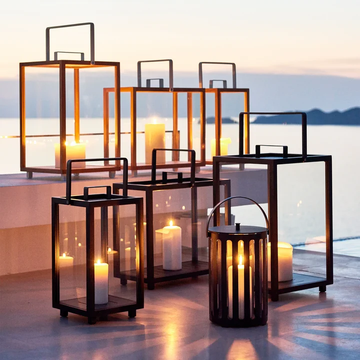 Lighthouse og Lighttube-lanterner fra Cane-line