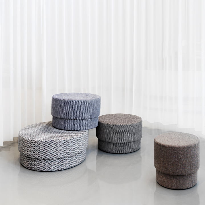 Silo Pouf af Normann Copenhagen i forskellige størrelser og farver