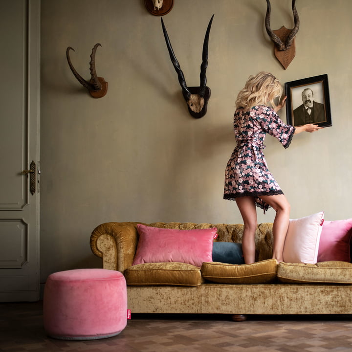 Point Pouf Velvet fra Fatboy