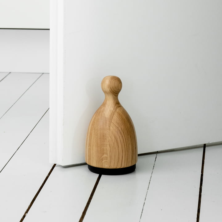 Door Stop dørstop ved Authentics i egetræ