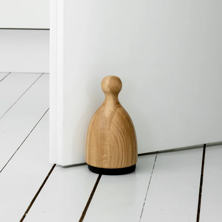 Door Stop dørstop ved Authentics i egetræ