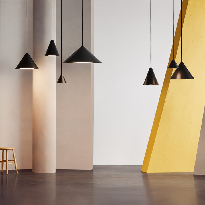 Keglen LED pendellampe fra Louis Poulsen i sort