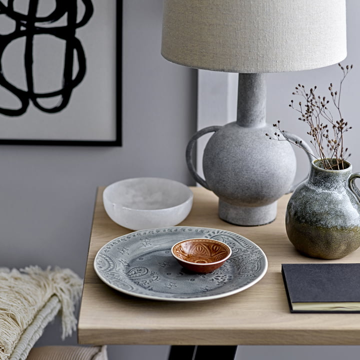 Terracotta bordlampe fra Bloomingville