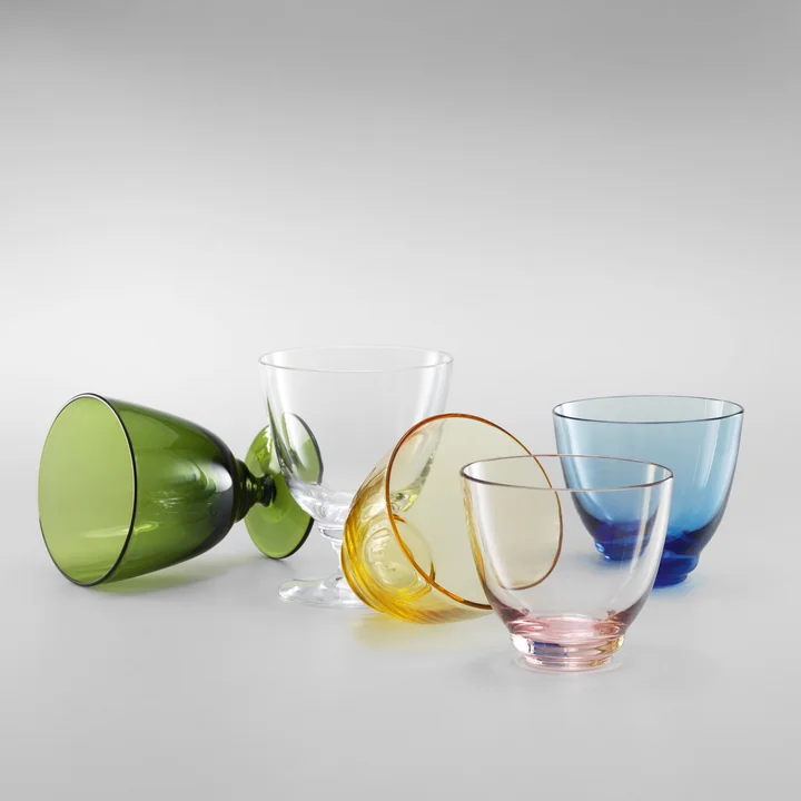 Flow vandglas fra Holmegaard