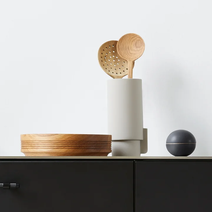 Section træskål, Ø 24 cm H 6 cm, eg fra Form & Refine