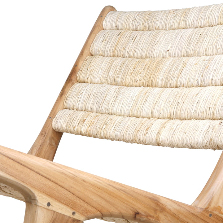 HKliving - Abaca Lounge Chair, naturlig