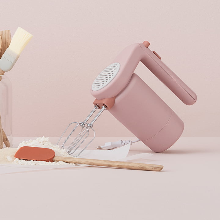 Foodie håndmixeren fra Rig-Tig by Stelton i lys pink