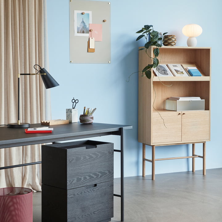 Hjemmekontor med skandinavisk look fra Hübsch Interior