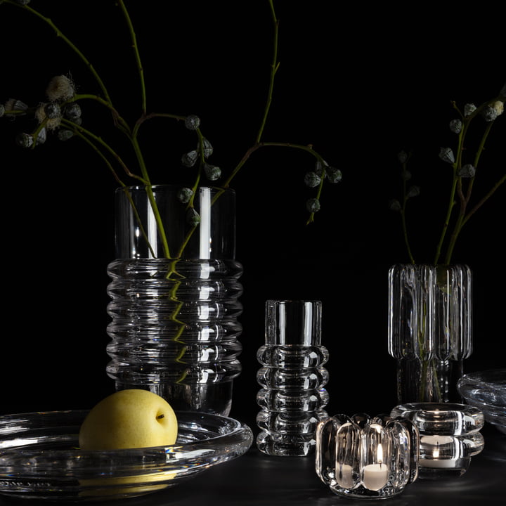 Massive glasstykker af Tom Dixon : The Press serien