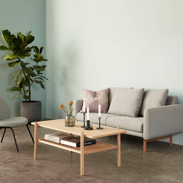 Stilfuldt skandinavisk stue design af Hübsch Interior