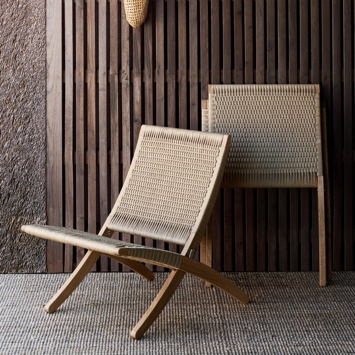 MG501 Cuba Chair af Carl Hansen i naturlig flet/eg finish