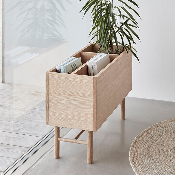 Planter med magasinsamler fra Hübsch Interior