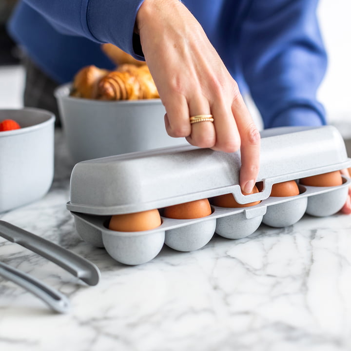 Eggs to go genanvendelige ægbeholdere fra Koziol