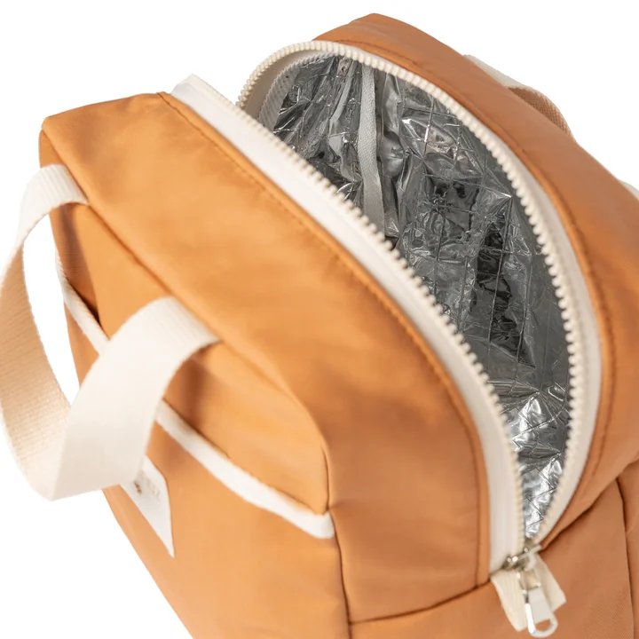 Sunshine Lunch Bag fra Nobodinoz med et isoleret interiør