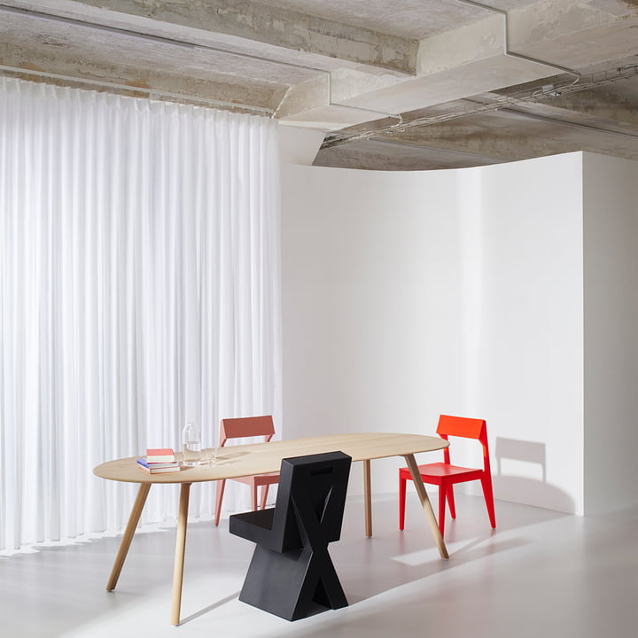 Moderne design lavet af massivt træ