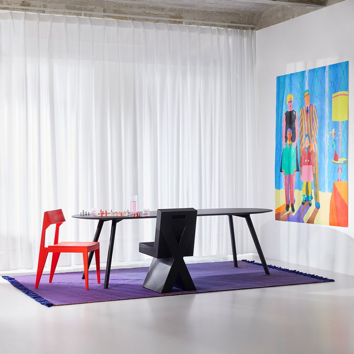 Moderne design lavet af massivt træ