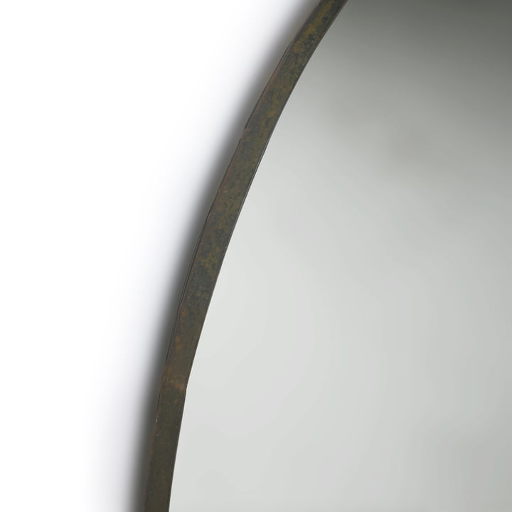 HKliving - Runt spejl, metal - detalje
