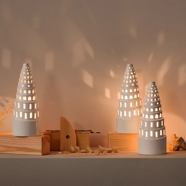Urbania fyrfadslyshus fra Kähler Design