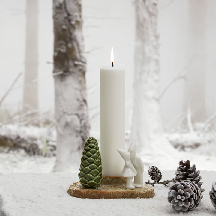Christmas Tales lysestage fra Kähler Design