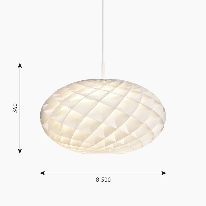 Patera pendel oval af Louis Poulsen