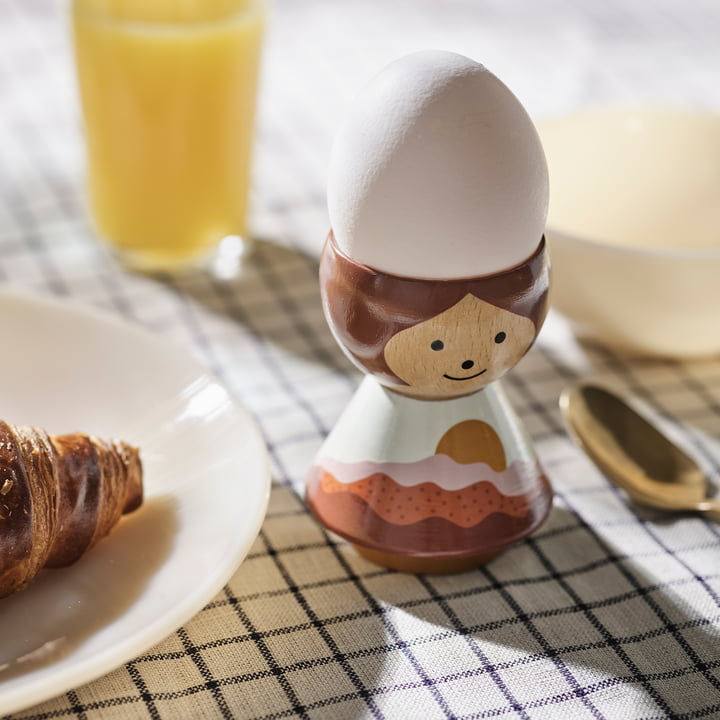 Bordfolk Egg Cup Girls af Lucie Kaas