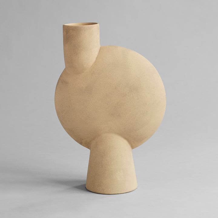 Sphere Vase Bubl Big by 101 Copenhagen i sand