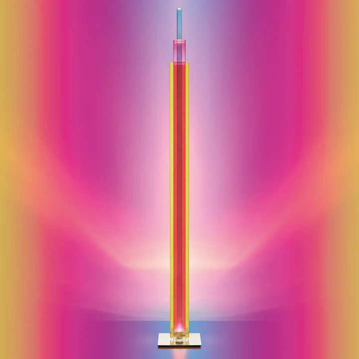 Uptown LED gulvlampe fra Foscarini i gul/rød/blå