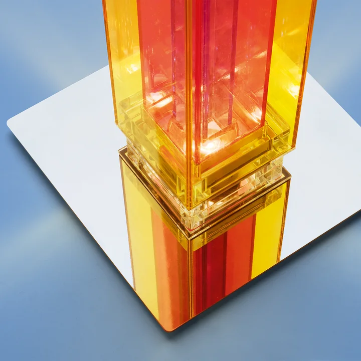 Uptown LED gulvlampe fra Foscarini i gul/rød/blå