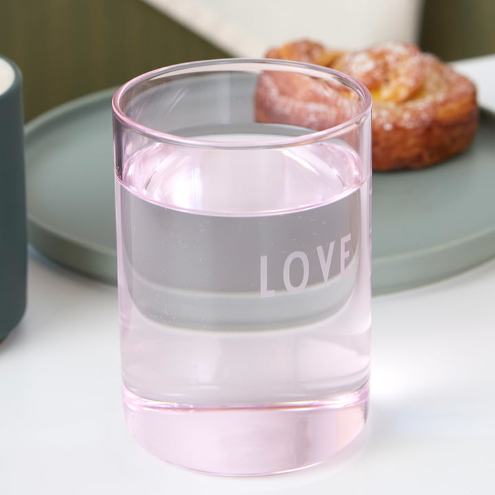 AJ Favourite drikkeglas in Love / rose fra Design Letters