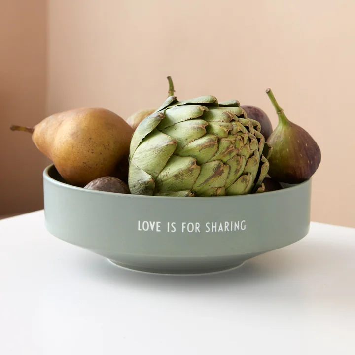 Favourite medium, Ø 17,5 x H 6,5 cm i grøn fra Design Letters