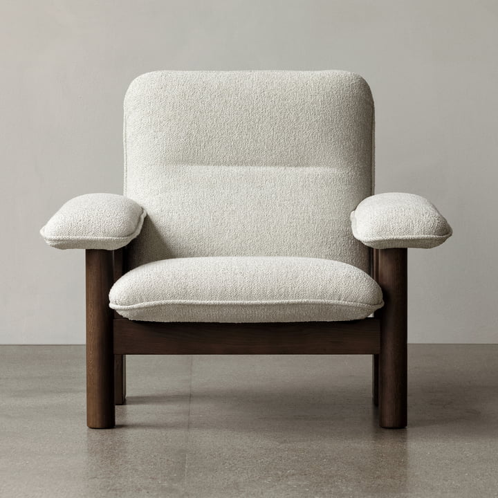 Audo - Brasilia Lounge Chair, mørk eg/mos