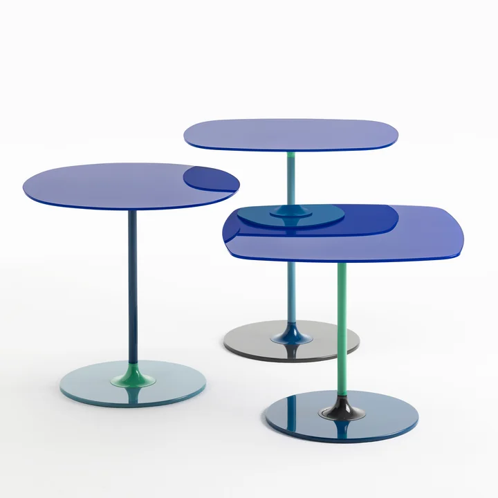Thierry sidebord i blåt fra Kartell