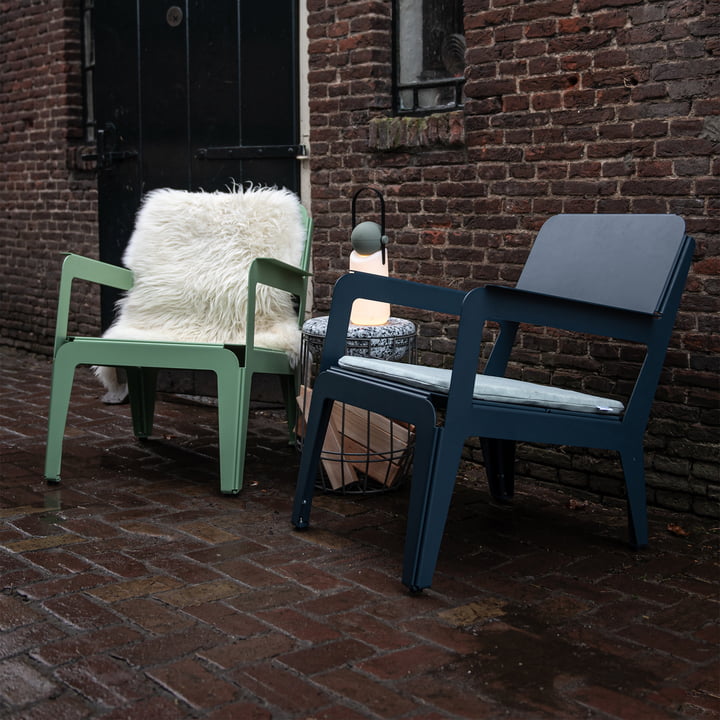 Bended Lounger Outdoor loungestol fra Weltevree