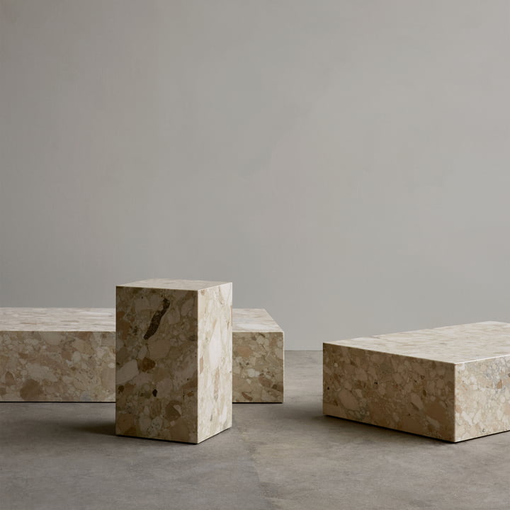 Audo Plinth i sandfinish (Kunis Breccia)