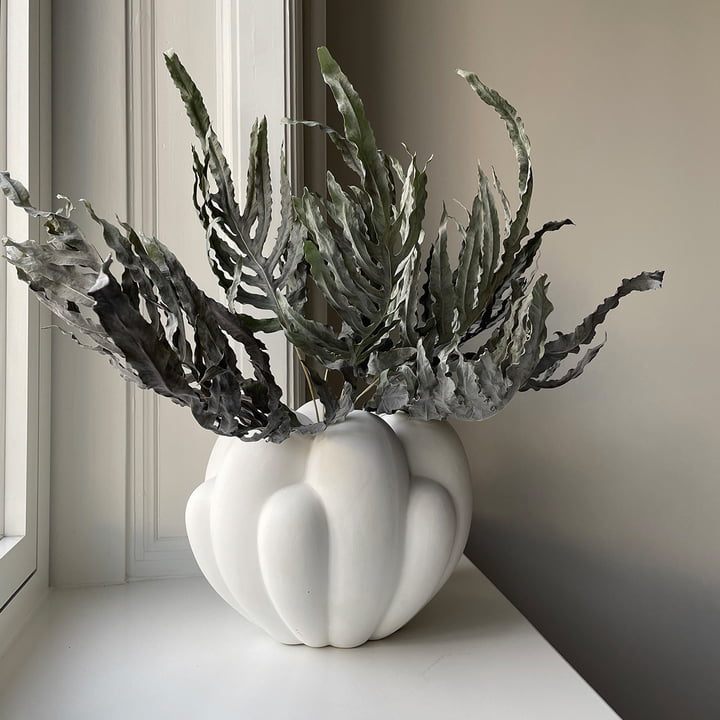 Bloom vase, mini, hvid fra 101 Copenhagen