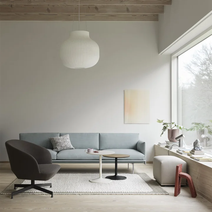 Beach Pendel Lampe Outline Sofa Soft sidebord fra Muuto