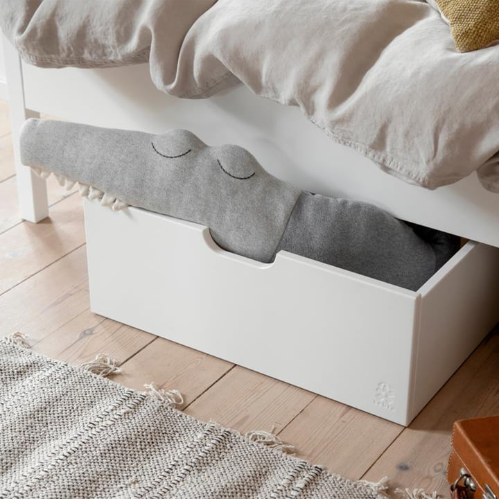 Sleepy Croc pude fra Sebra i elephant grey