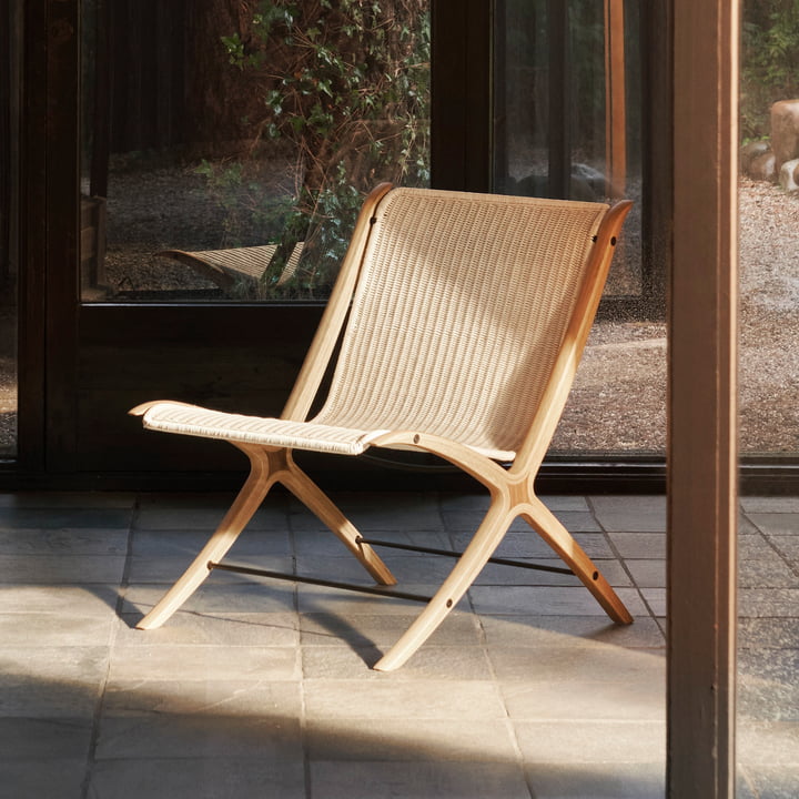 X HM10 Lounge Chair, lakeret eg fra & Tradition