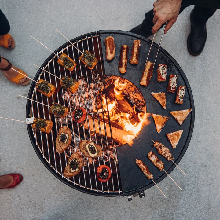 Bowl 70 ildskål med grill og plancha fra höfats