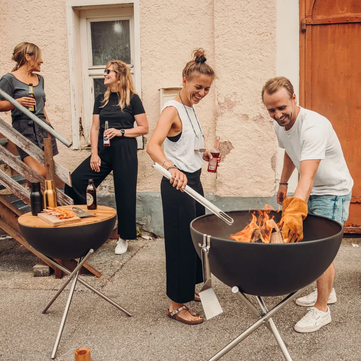 Skål 70 ildskål med stativ fra höfats