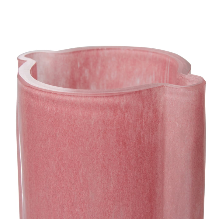 Glasvase, pink milky fra HKliving