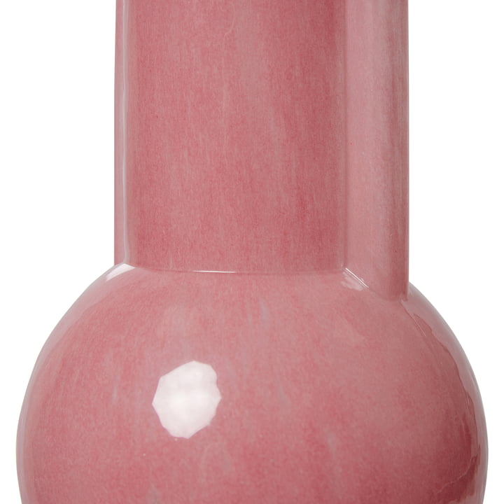 Glasvase, pink milky fra HKliving