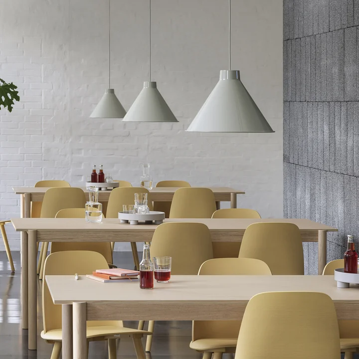 Top pendel LED, Ø 38 cm, grå fra Muuto